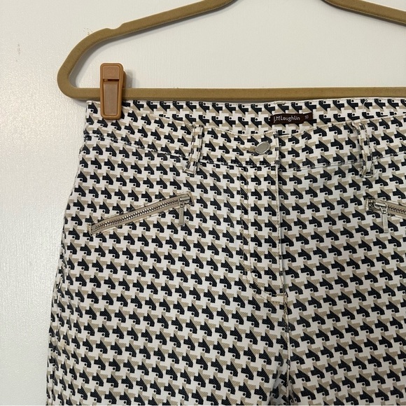 J. McLaughlin Women’s Printed Jeans Zipper Pockets Hem 10 - Picture 3 of 6